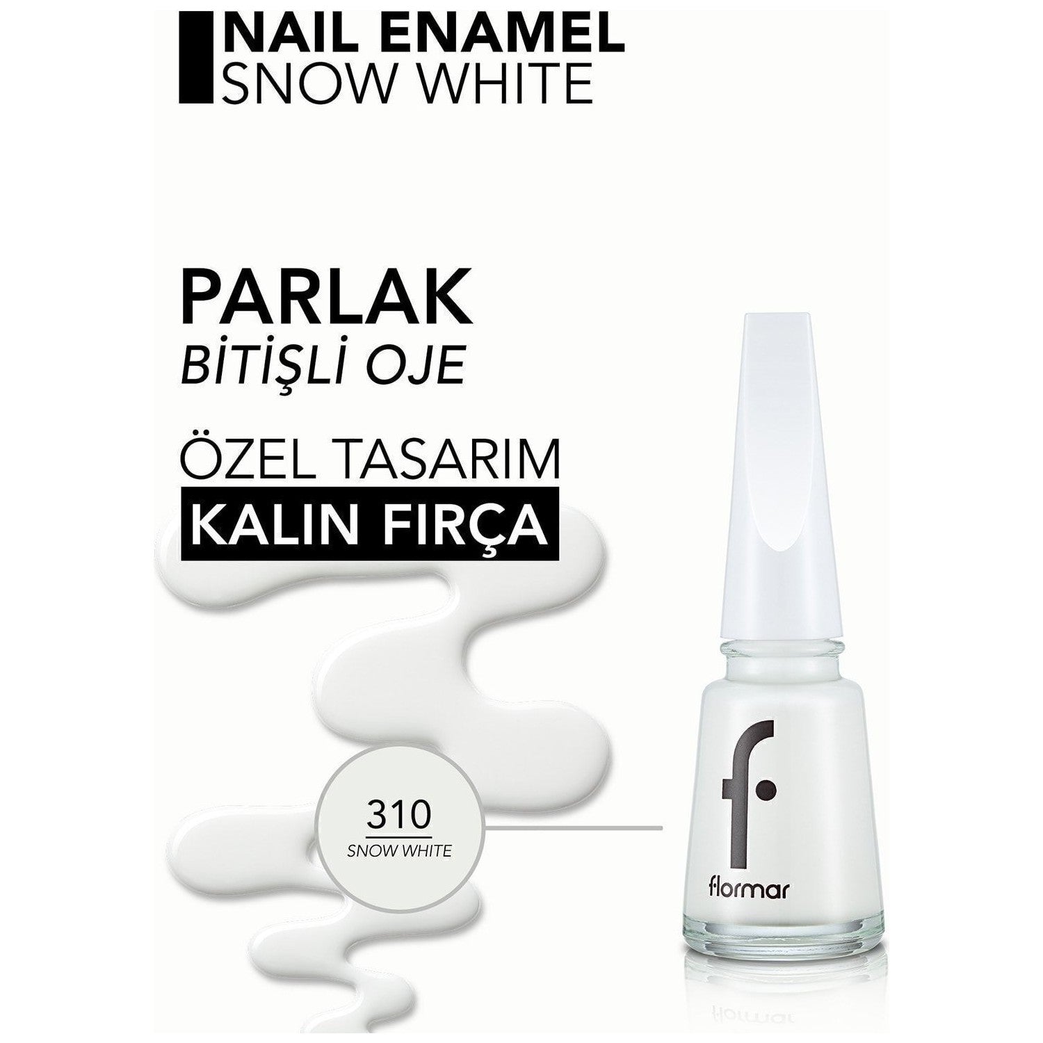 Flormar Nail Enamel Nail Polish - MALLTURK