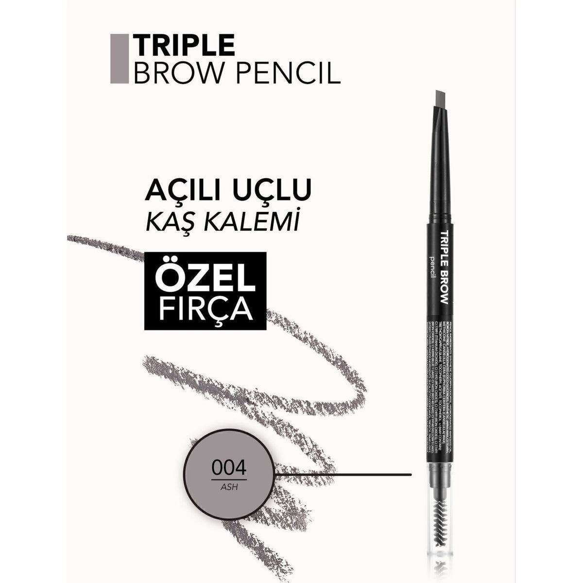 Flormar Triple Brow 3-in-1 Pencil