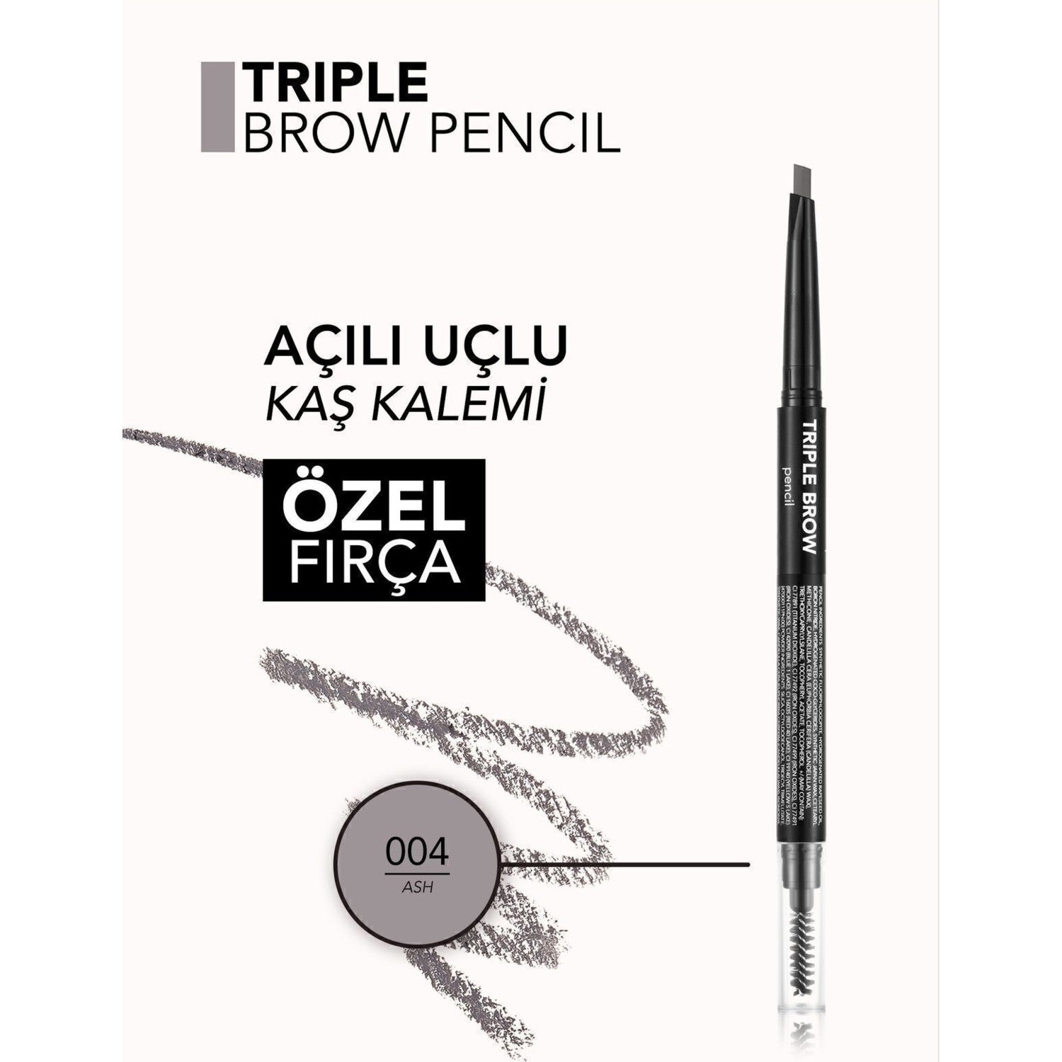 Flormar Triple Brow 3-in-1 Pencil