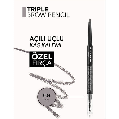 Flormar Triple Brow 3-in-1 Pencil