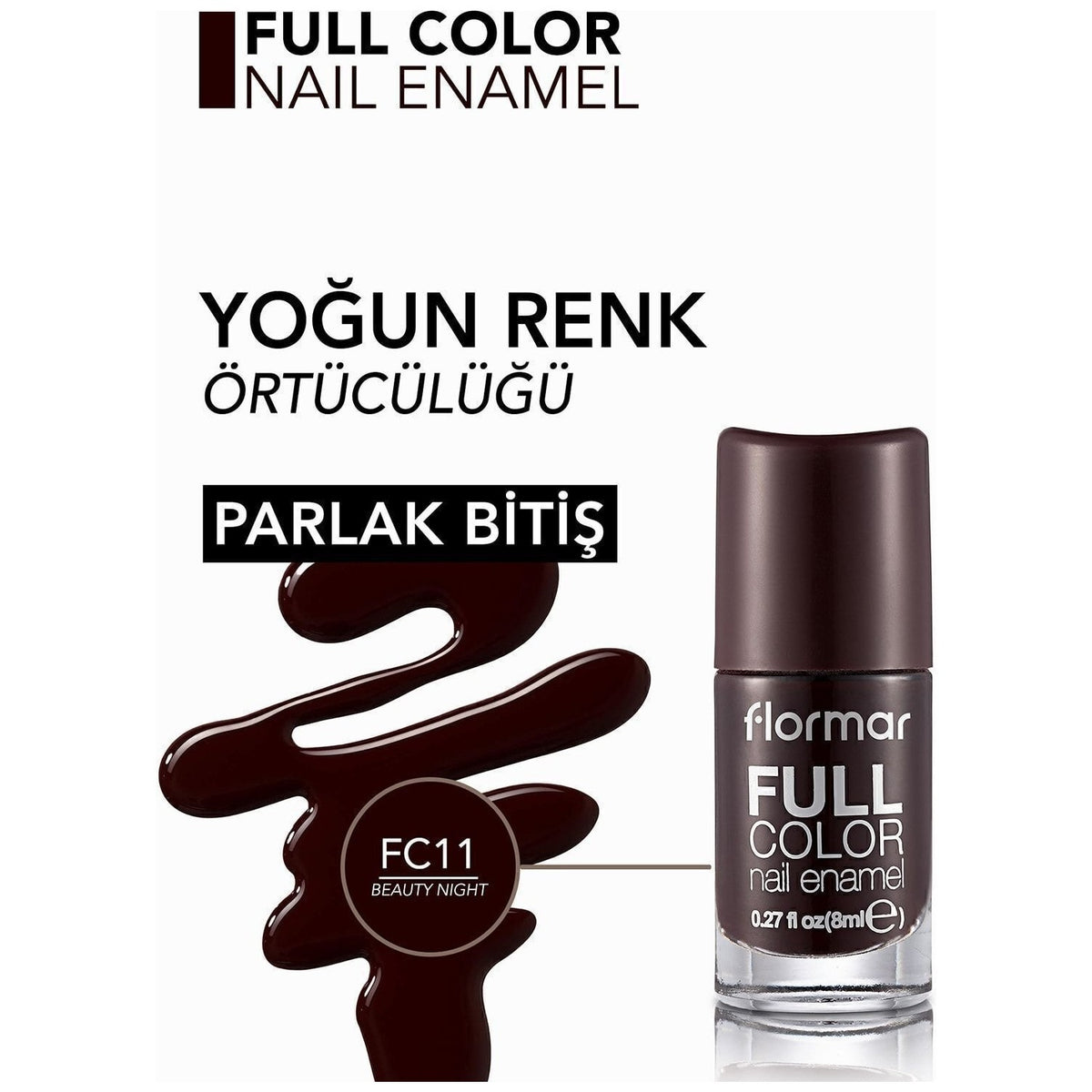 Flormar Full Color Nail Polish - MALLTURK