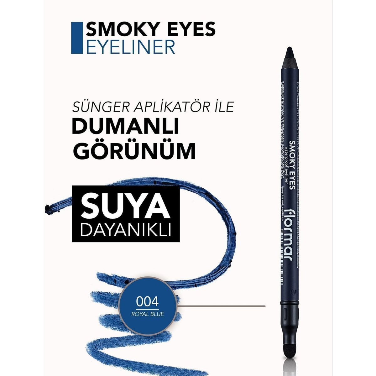 Flormar Smoky Eyes Waterproof Eyeliner