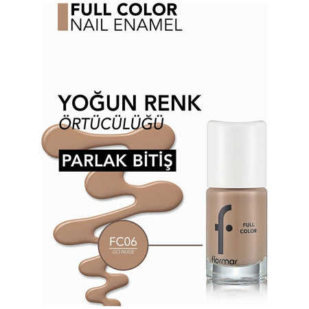 Flormar Full Color Nail Polish - MALLTURK