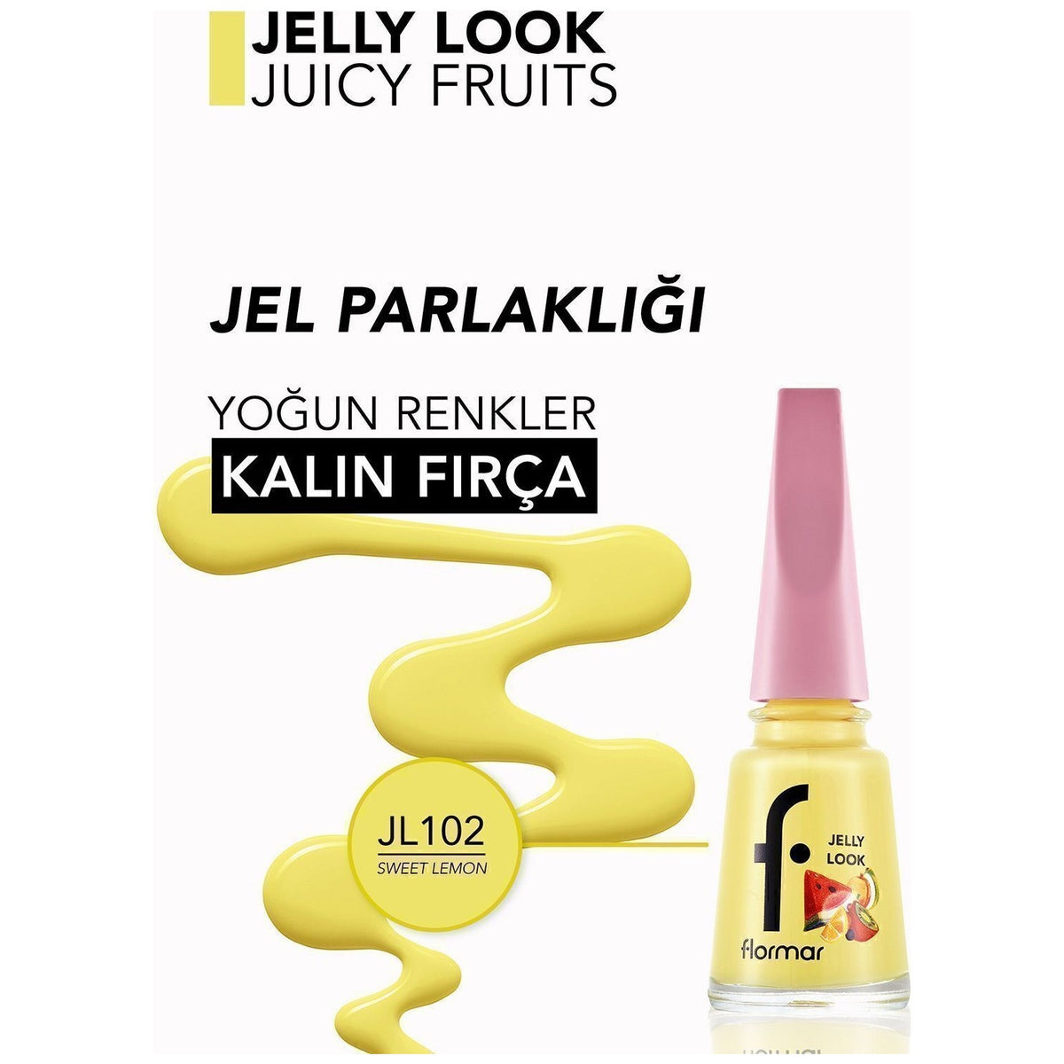 Flormar Jelly Look Nail Polish - MALLTURK