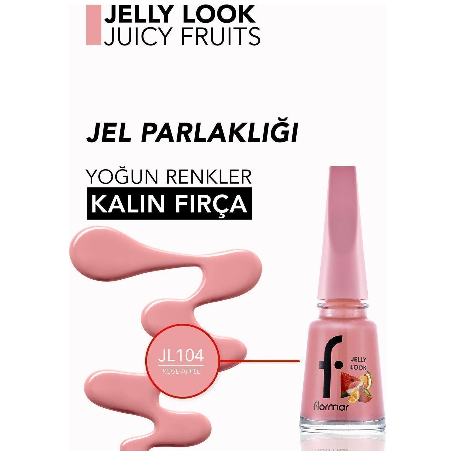 Flormar Jelly Look Nail Polish - MALLTURK
