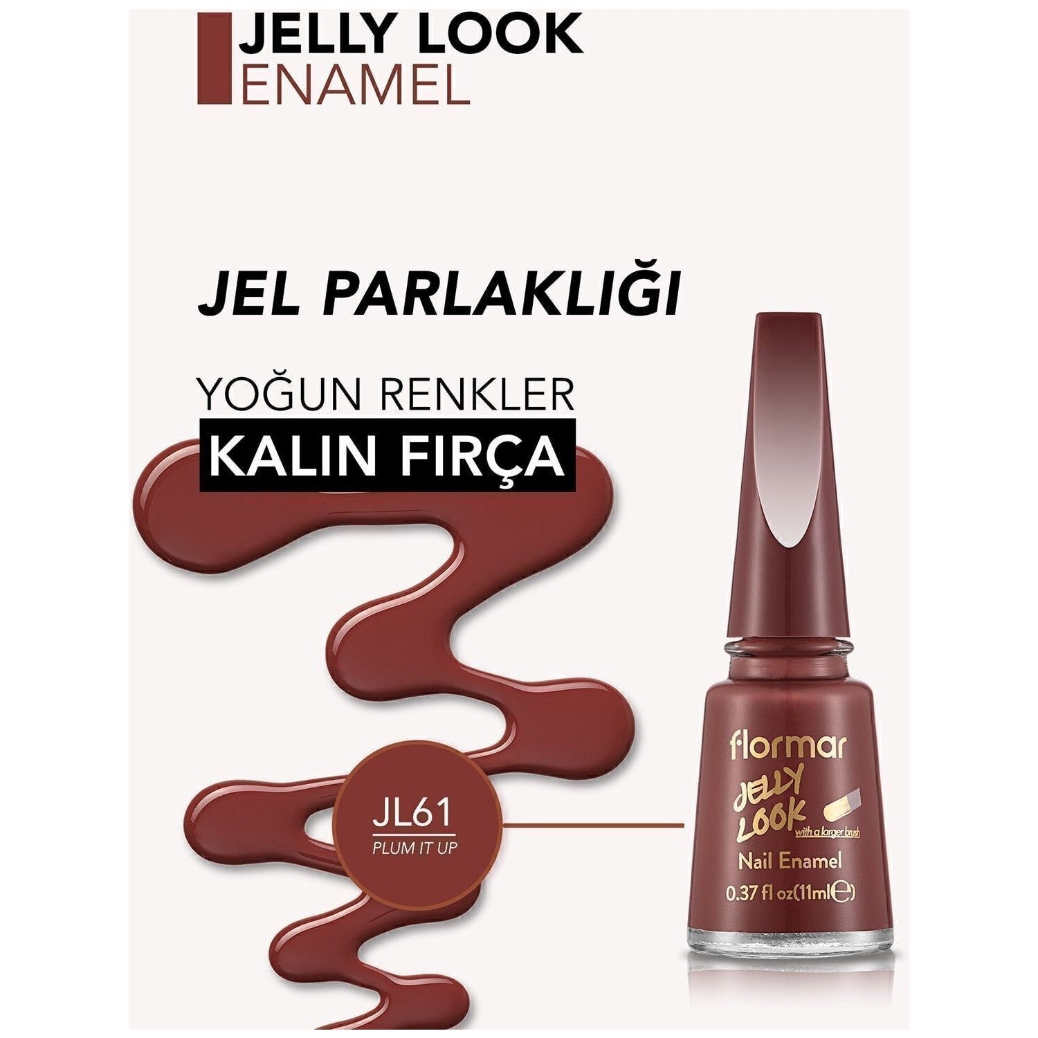 Flormar Jelly Look Nail Polish - MALLTURK