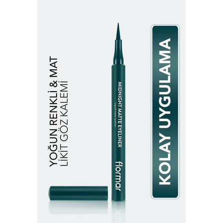 Flormar Midnight Matte Liquid Eyeliner