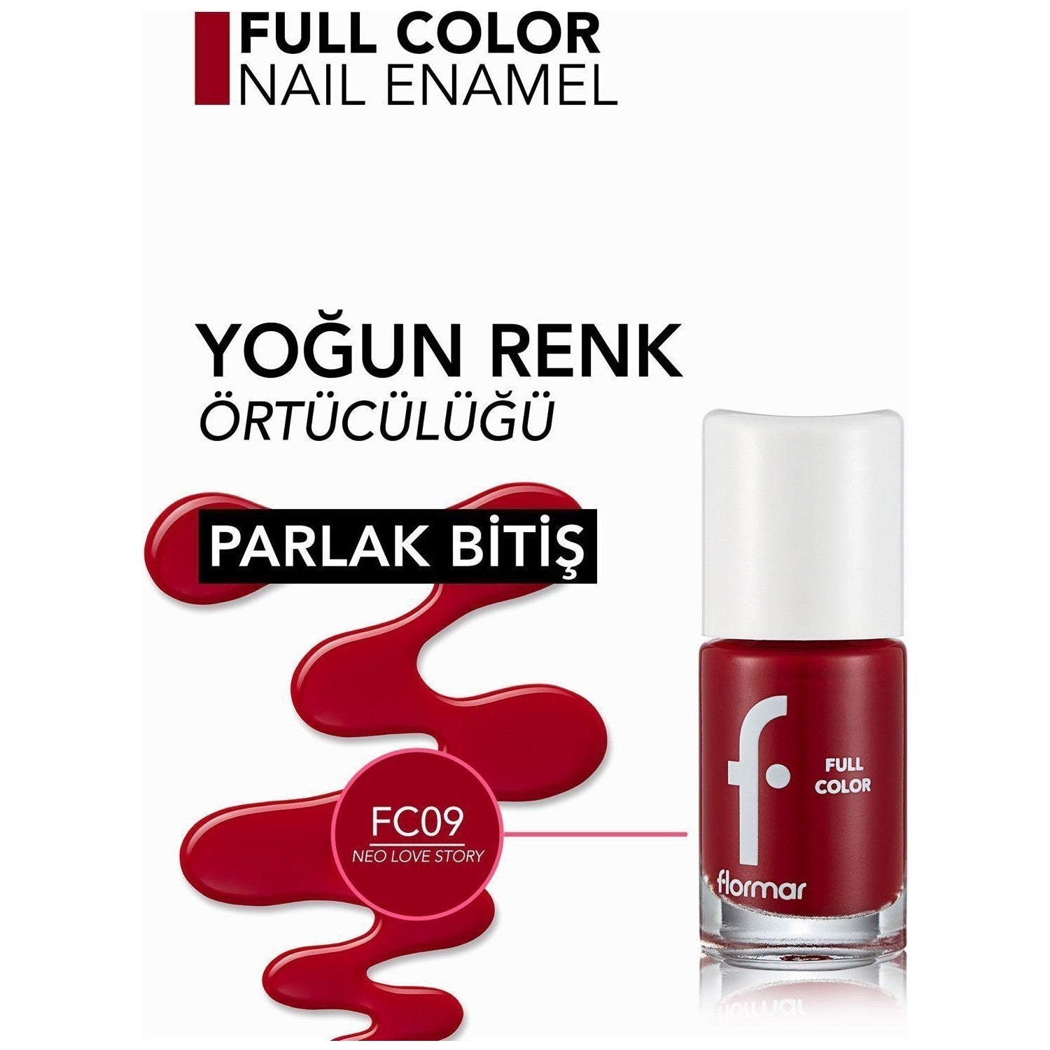 Flormar Full Color Nail Polish - MALLTURK