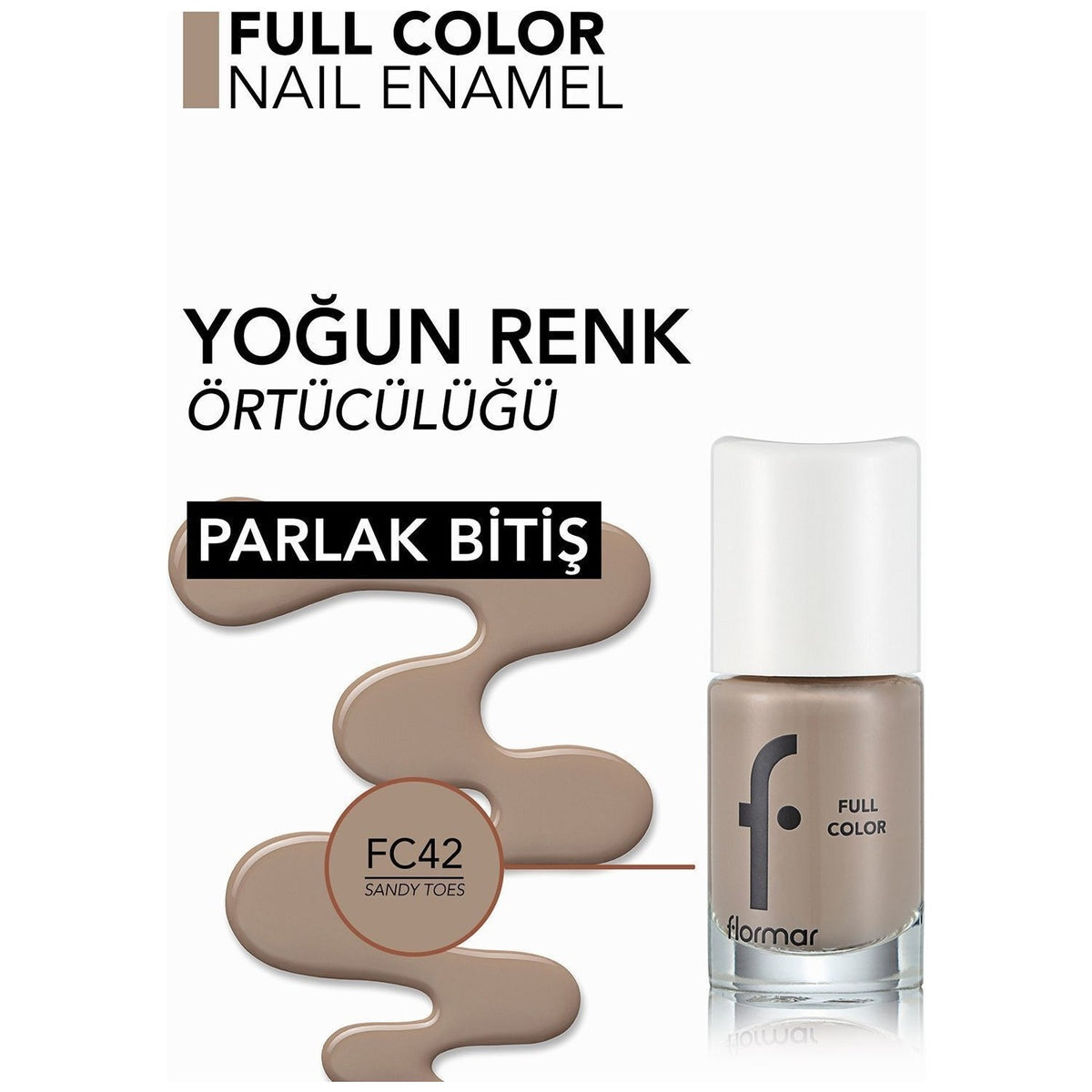 Flormar Full Color Nail Polish - MALLTURK