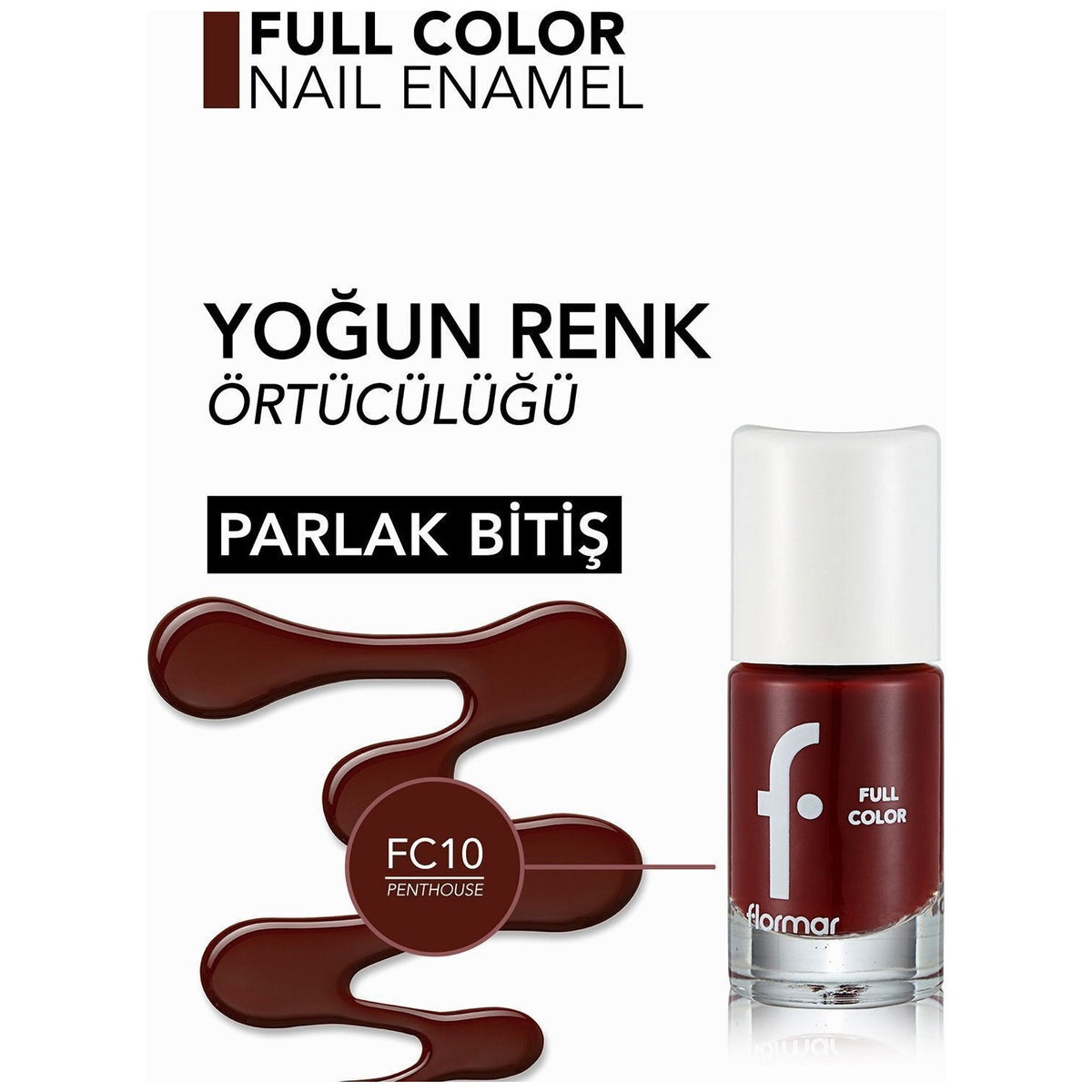 Flormar Full Color Nail Polish - MALLTURK
