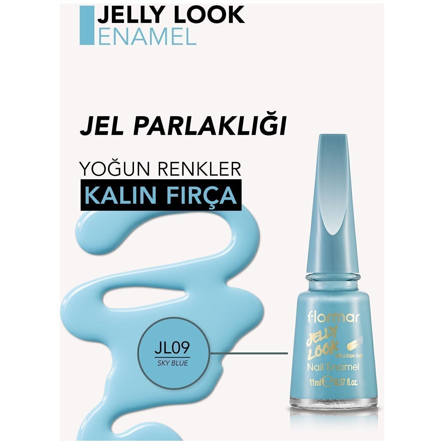 Flormar Jelly Look Nail Polish - MALLTURK