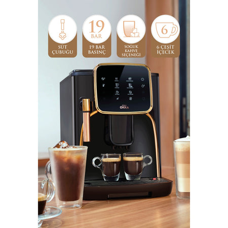 Arzum OK0030 Okka Espresso Pro Automatic Espresso Machine - MALLTURK