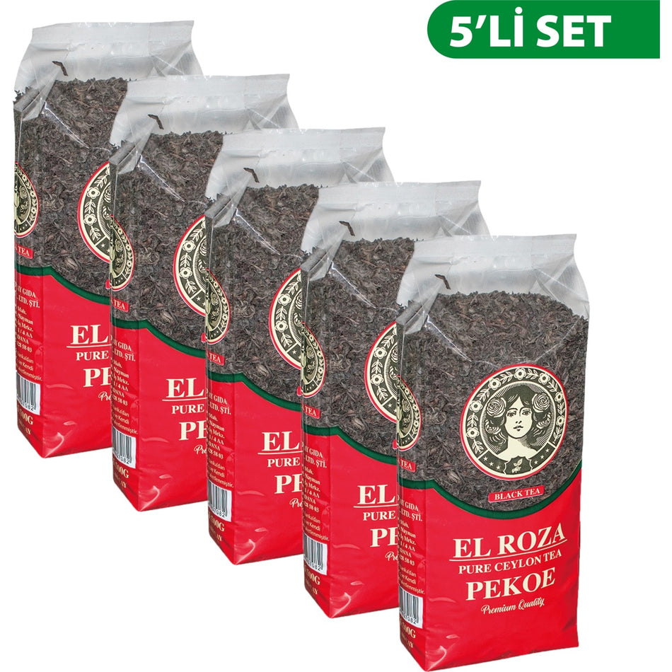 El Roza Pekoe Pure Ceylon Tea 500 g 5 pieces black tea - MALLTURK