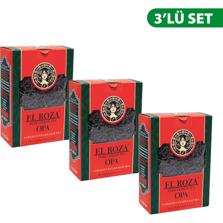 El Roza El Roza Opa Ceylon Tea black tea 400 g 3 pieces - MALLTURK