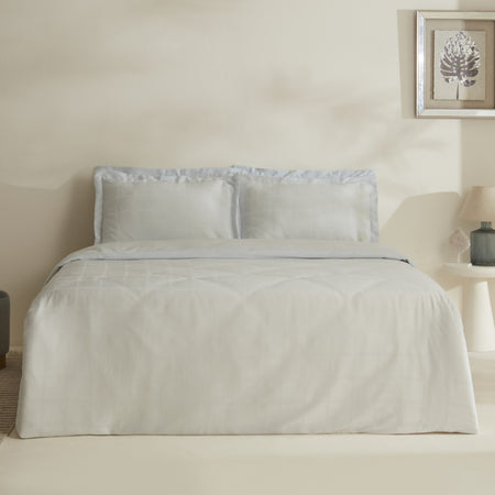 Karaca Home Royale Double Duvet Cover Set Light Blue - MALLTURK
