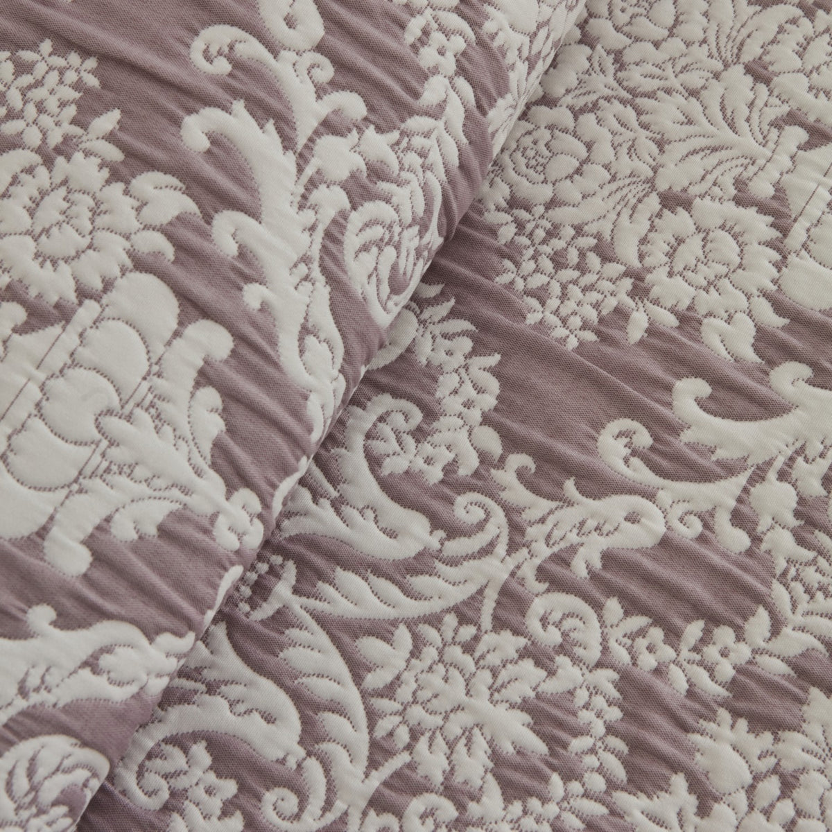 Karaca Home Nolven Double Bedspread Set, Plum - MALLTURK