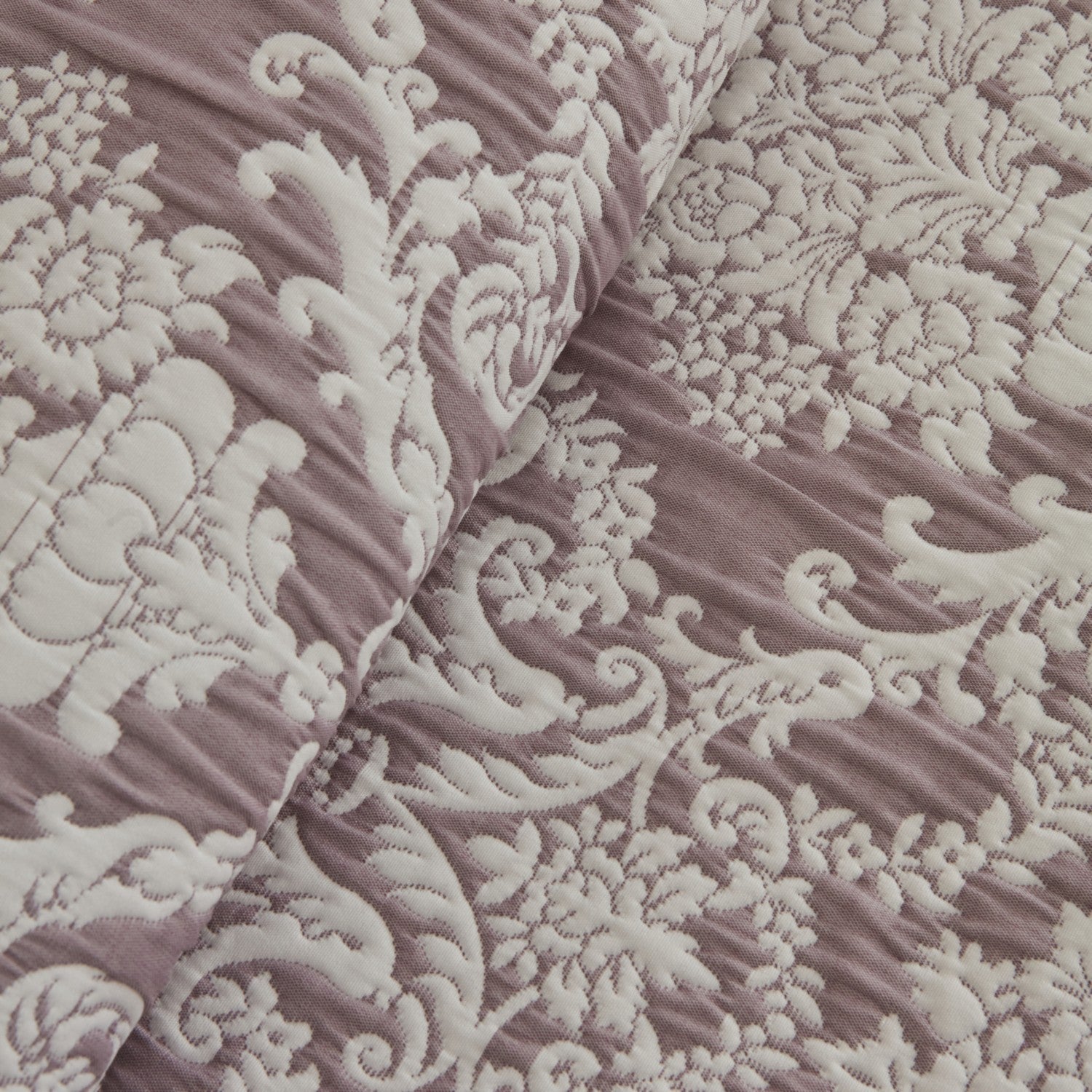 Karaca Home Nolven Double Bedspread Set, Plum - MALLTURK