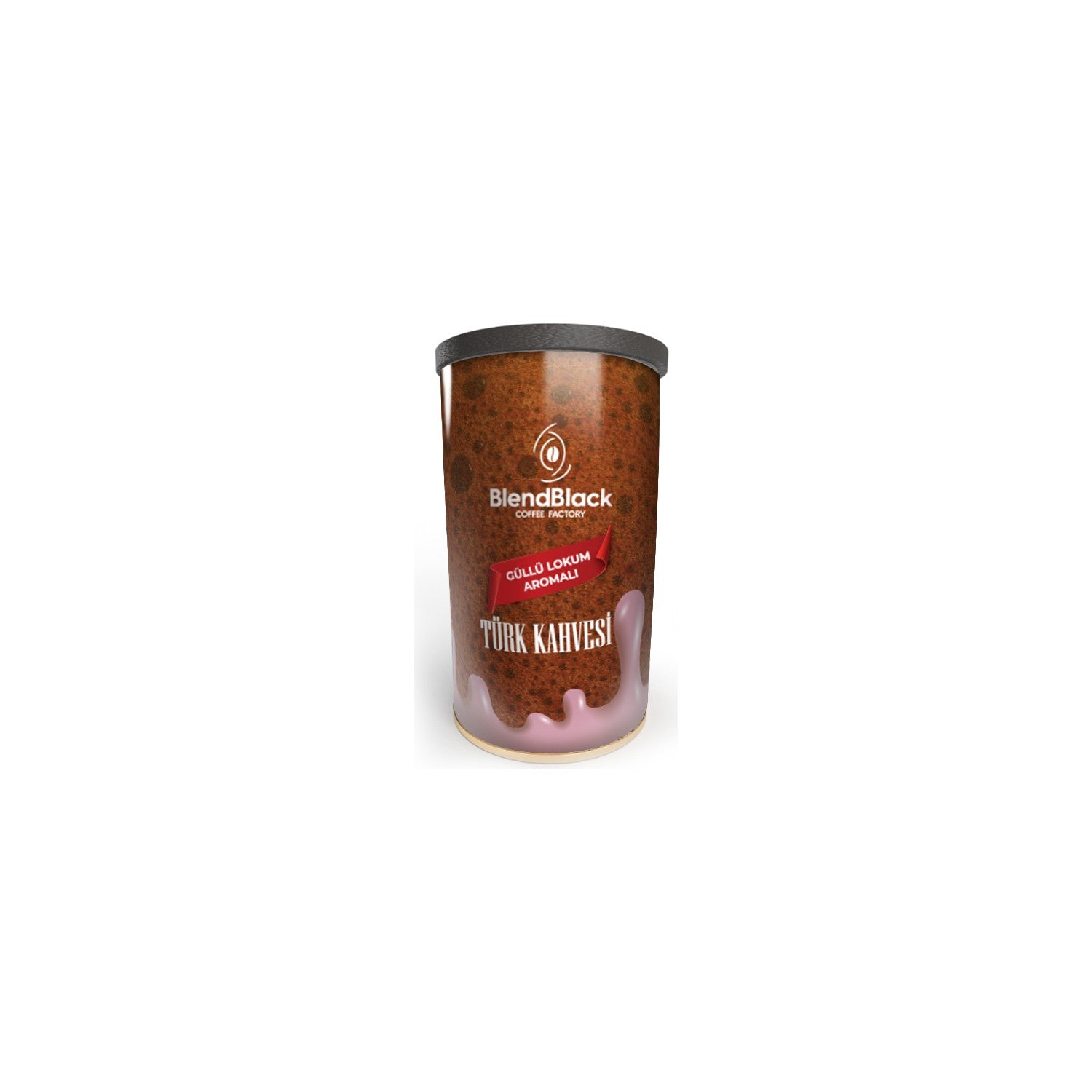BlendBlack Rose Flavored Turkish Coffee Tin Can 250 gr - MALLTURK