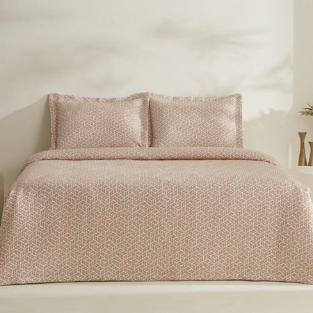 Karaca Home Secret Double Bedspread Set Powder Pink - MALLTURK