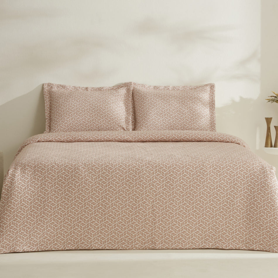 Karaca Home Secret Double Bedspread Set Powder Pink - MALLTURK