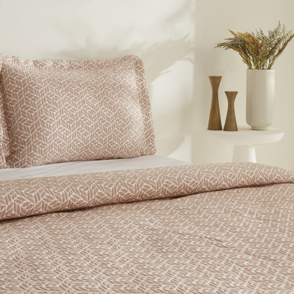 Karaca Home Secret Double Bedspread Set Powder Pink - MALLTURK