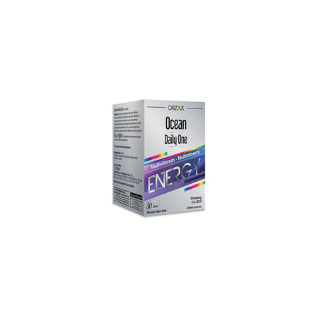Orzax Ocean Daily One Multivitamin Multimineral Energy 30 Tablet - MALLTURK