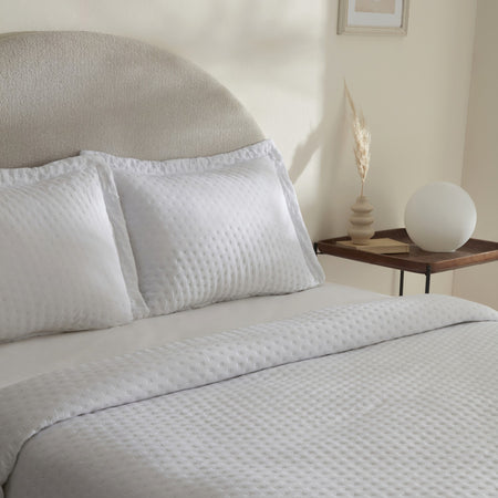 Karaca Home Breeze Soft Double Bedspread Offwhite - MALLTURK