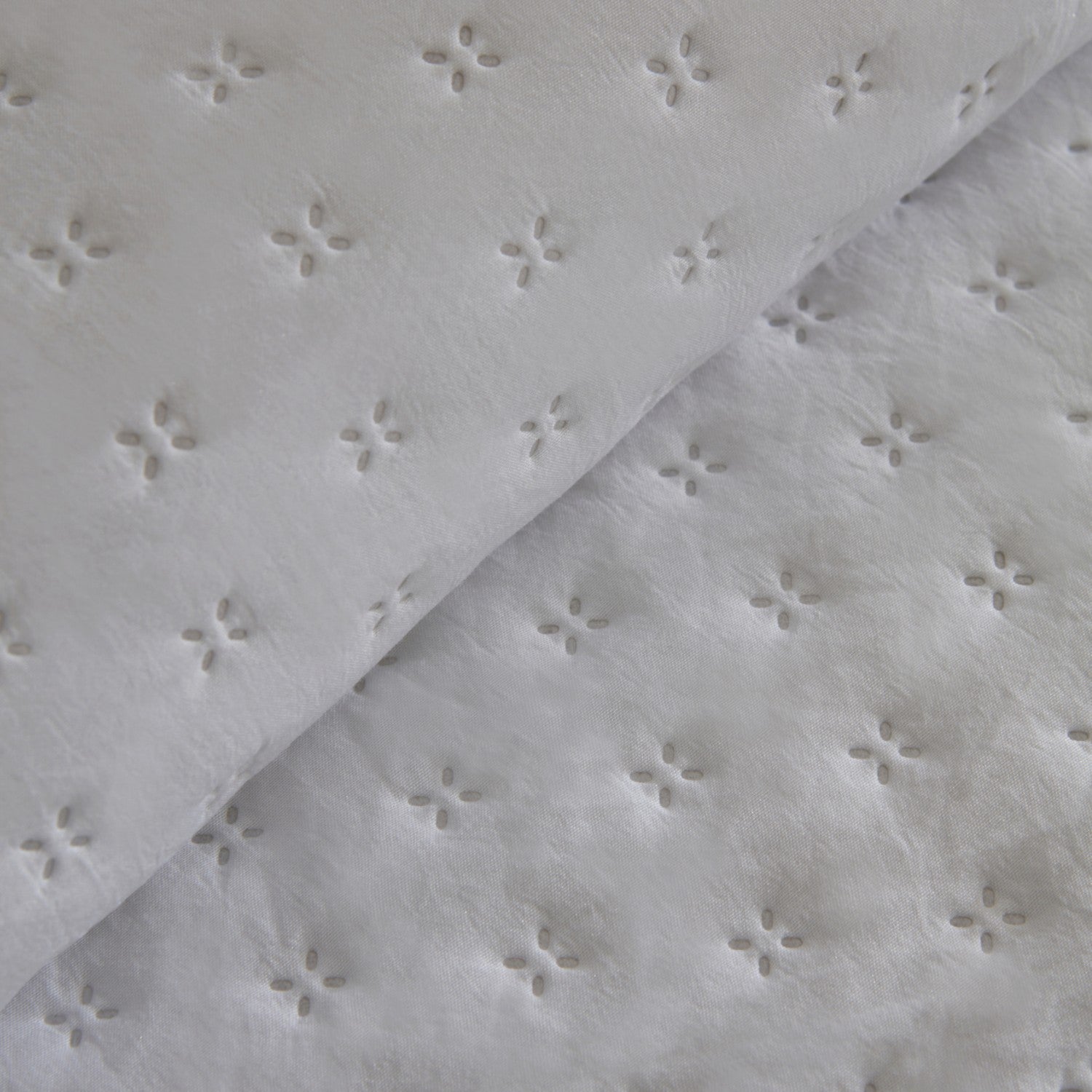 Karaca Home Breeze Soft Double Bedspread Offwhite - MALLTURK