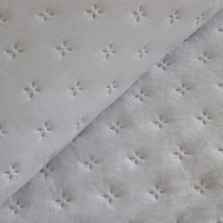 Karaca Home Breeze Soft Double Bedspread Offwhite - MALLTURK