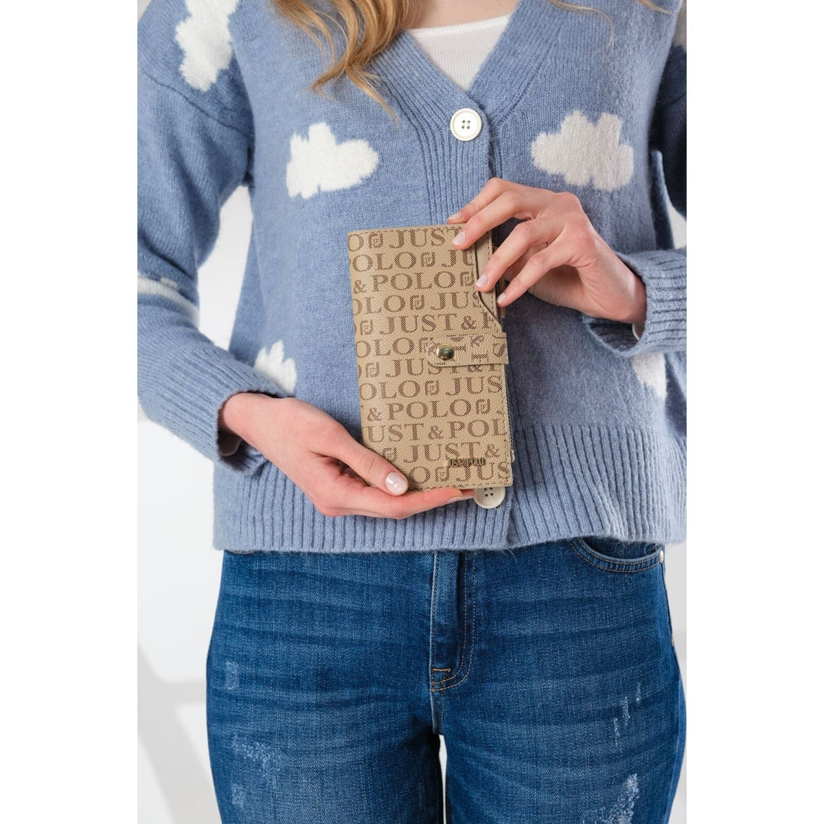 Just Polo Women's Wallet – Faux Leather, Stylish and Durable Design, 20 Card Slots, Snap and Zipper Closure. - MALLTURK