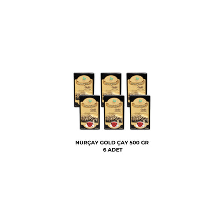 Nurcay Gold Hediyelik tea 500 g-6 pieces - MALLTURK