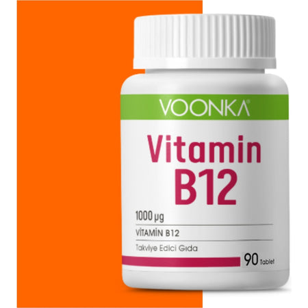 Voonka 90 Tablets Vitamin B12 - MALLTURK