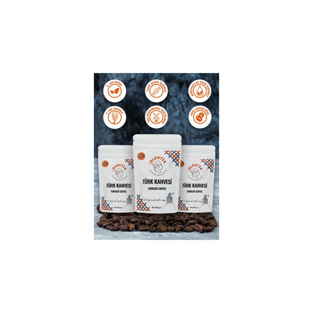 Pure Olentia 3 x Traditional Turkish Coffee 100g - MALLTURK