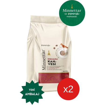 sekeroglu Ottoman Coffee Powder 2 x 1000 gr - MALLTURK