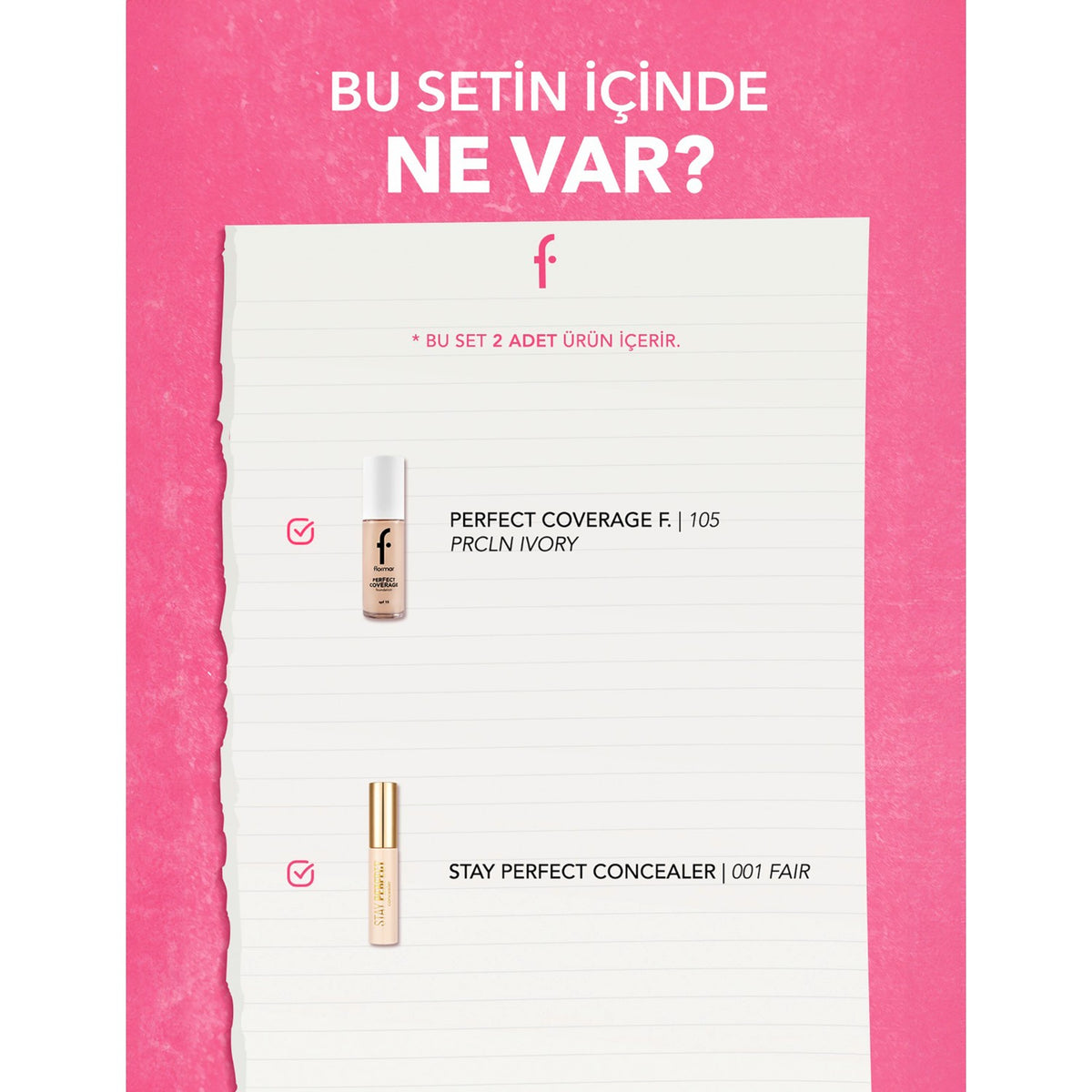 Flormar Yogun Kapaticilik Sunan Acik Ten Soguk Makeup Set