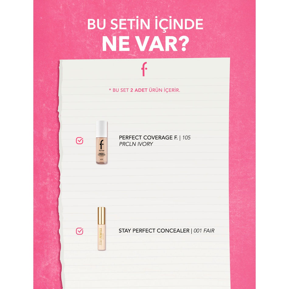 Flormar Yogun Kapaticilik Sunan Acik Ten Soguk Makeup Set