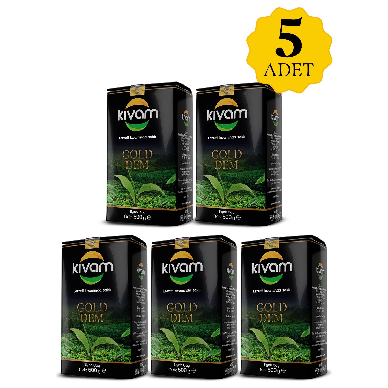 Kivam Gold Dem 500 g x 5 pieces - MALLTURK