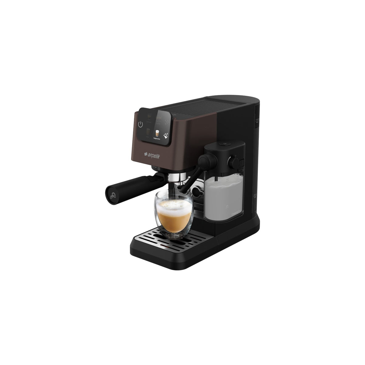 Arcelik EM 6450 Imperium Barista 1600 W Semi-Automatic Capsule Espresso Machine - MALLTURK