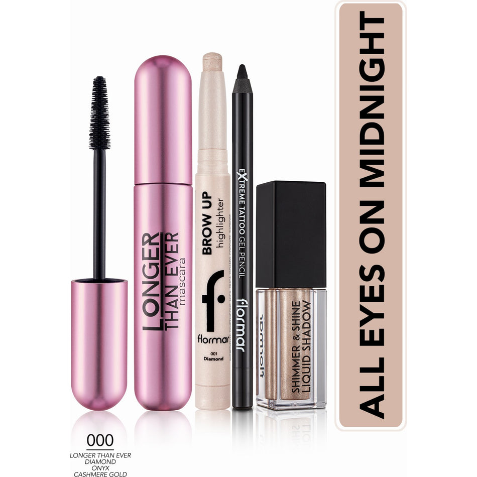 Flormar All Eyes On Midnight Makeup Set