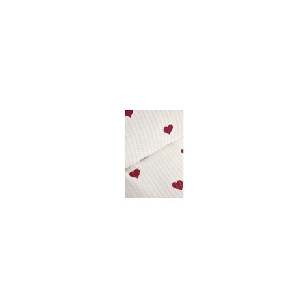 Karaca Home Amour Heart Pattern Single Duvet Cover Set Red - MALLTURK