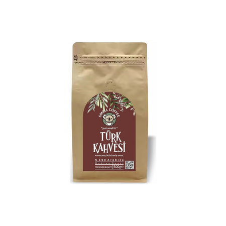 Smell Coffee Turkish Coffee, Medium Roast Turkish Coffee 500 gr, Freshly Roasted Turkish Coffee - MALLTURK