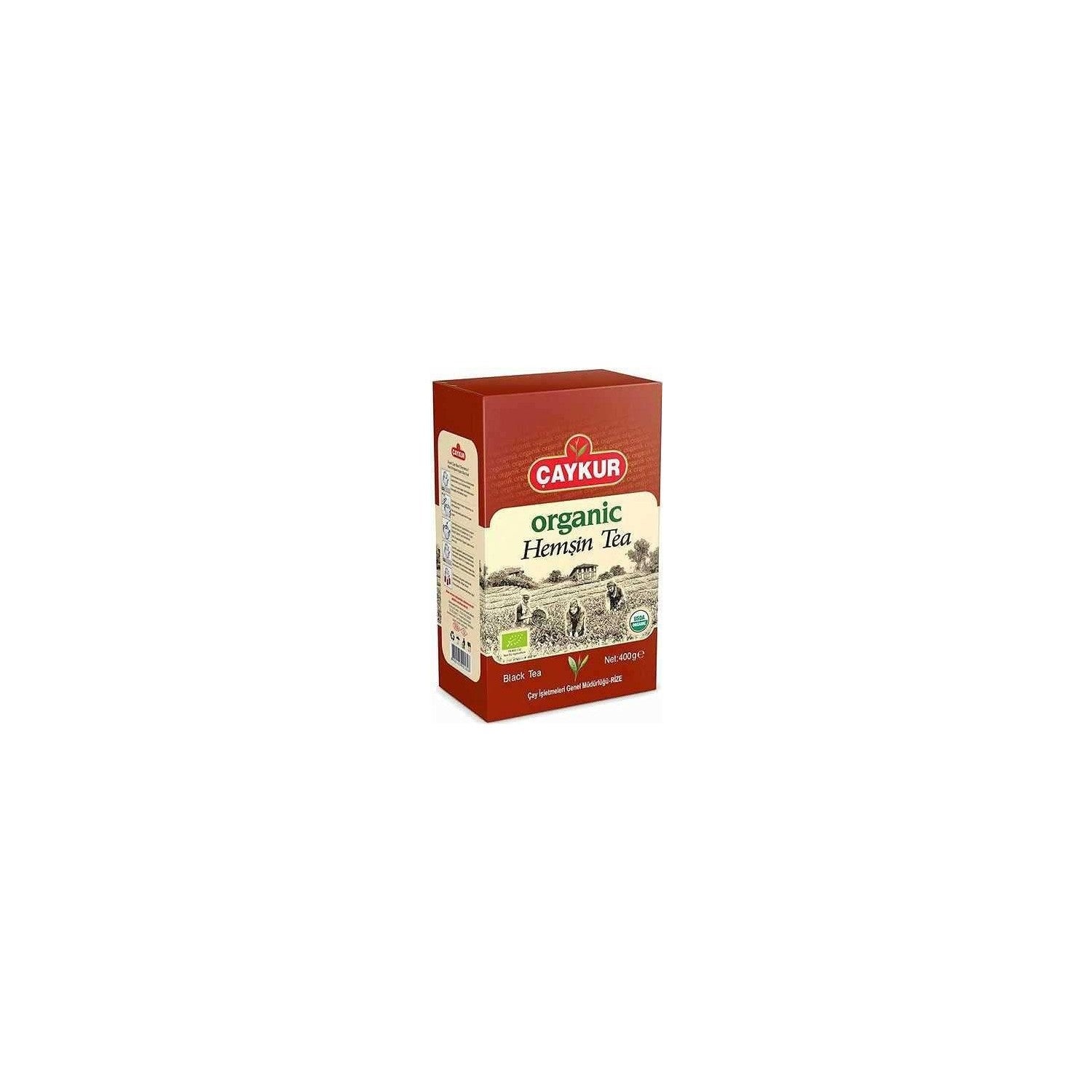 Caykur Organik Hemsin tea 400 g quality black tea Aromasi with natural flavor - MALLTURK