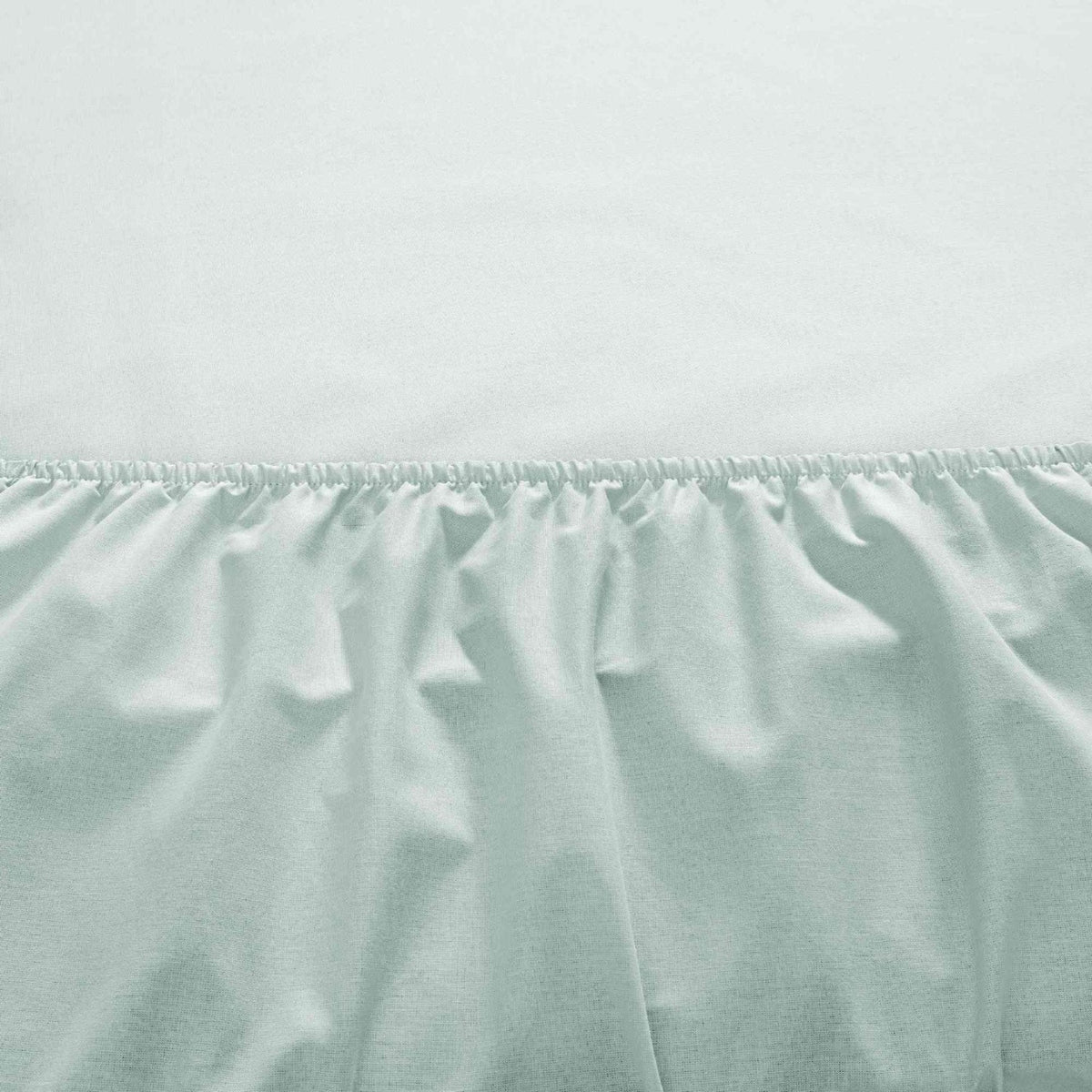 Tac ranforce Fitted Double Bed Sheet Set Blue - MALLTURK