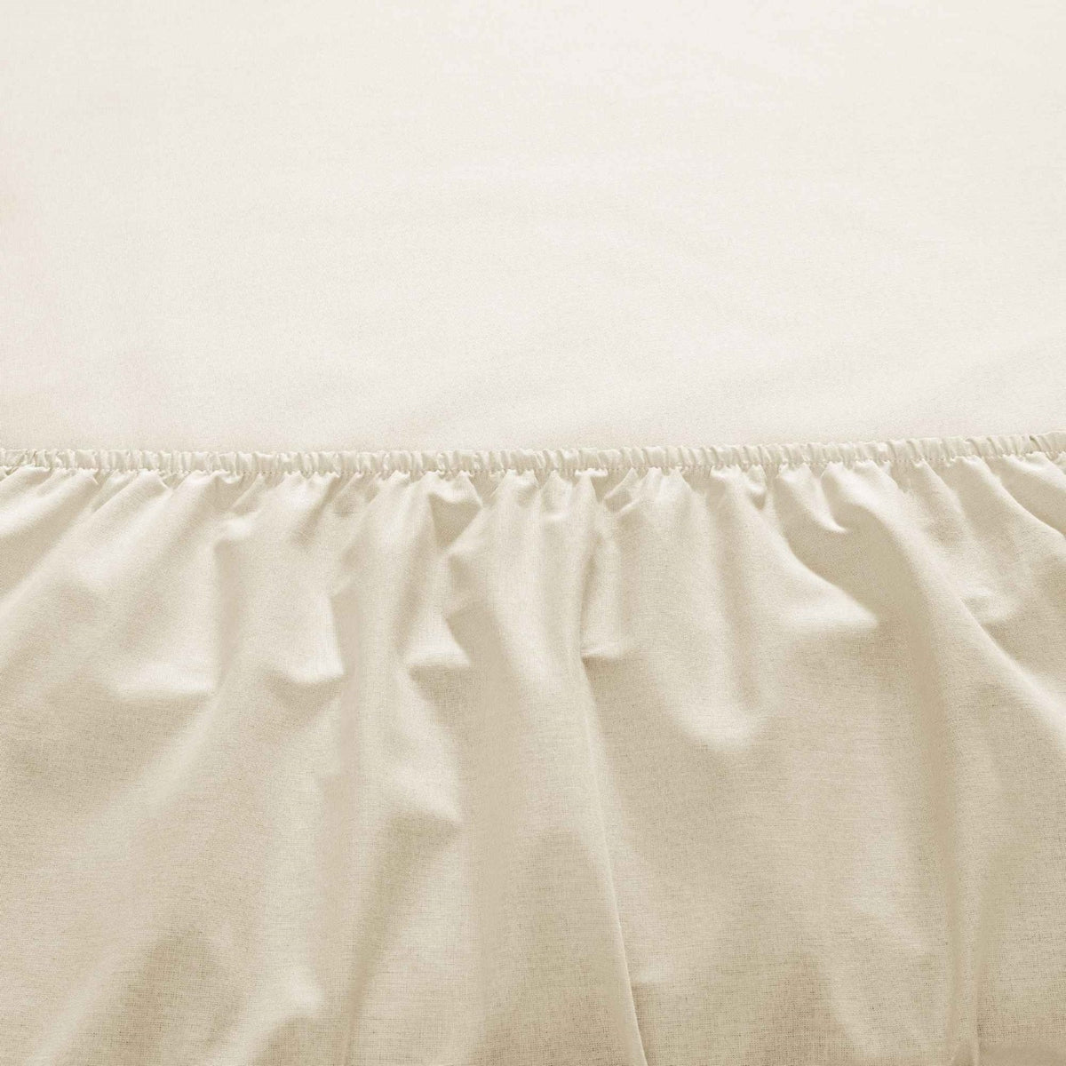 Tac ranforce Fitted king size Bed Sheet Set Ecru - MALLTURK