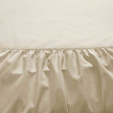 Tac ranforce Fitted Queen Size Bed Sheet Set Mink