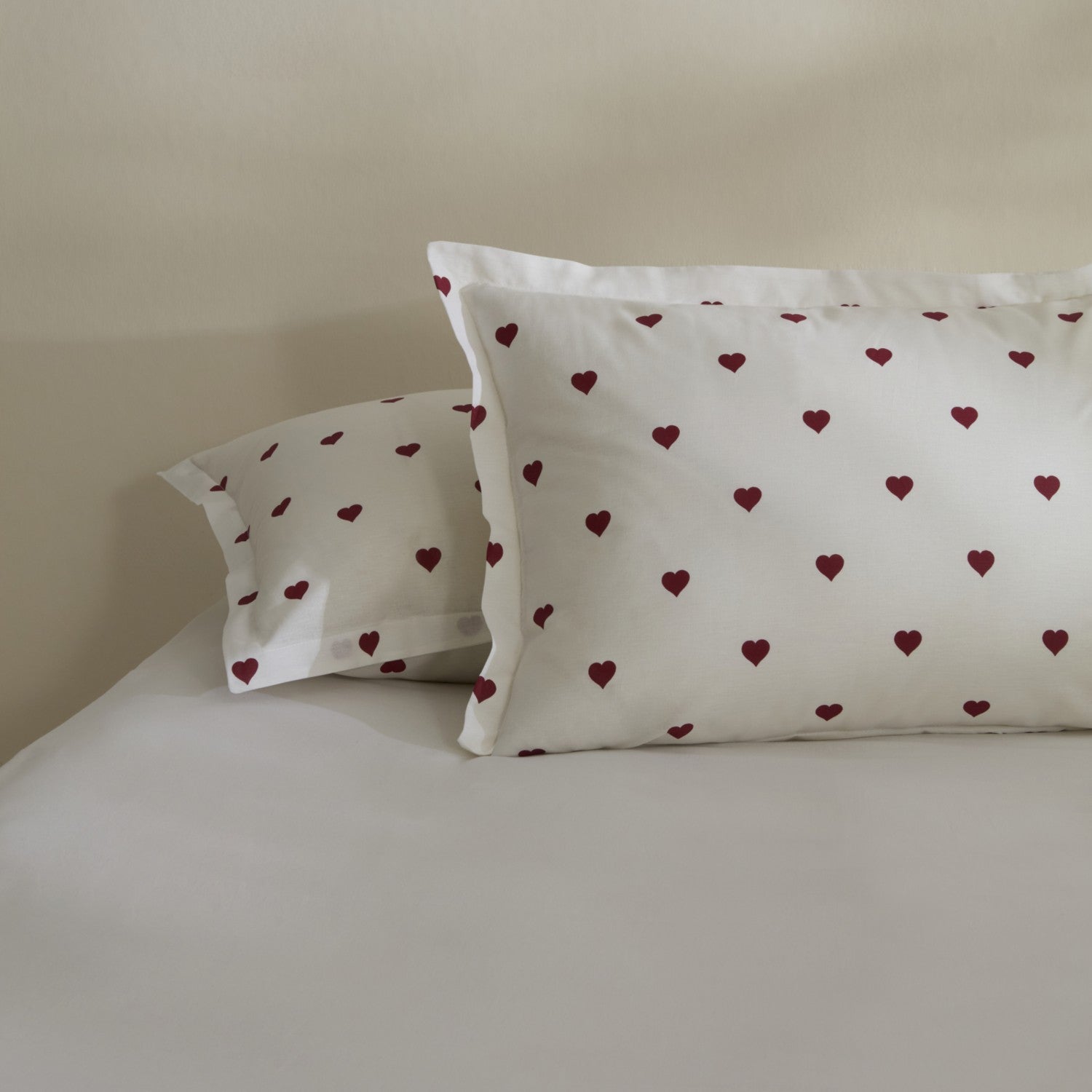 Karaca Home Amour Set of 2 Pillowcases, Red - MALLTURK