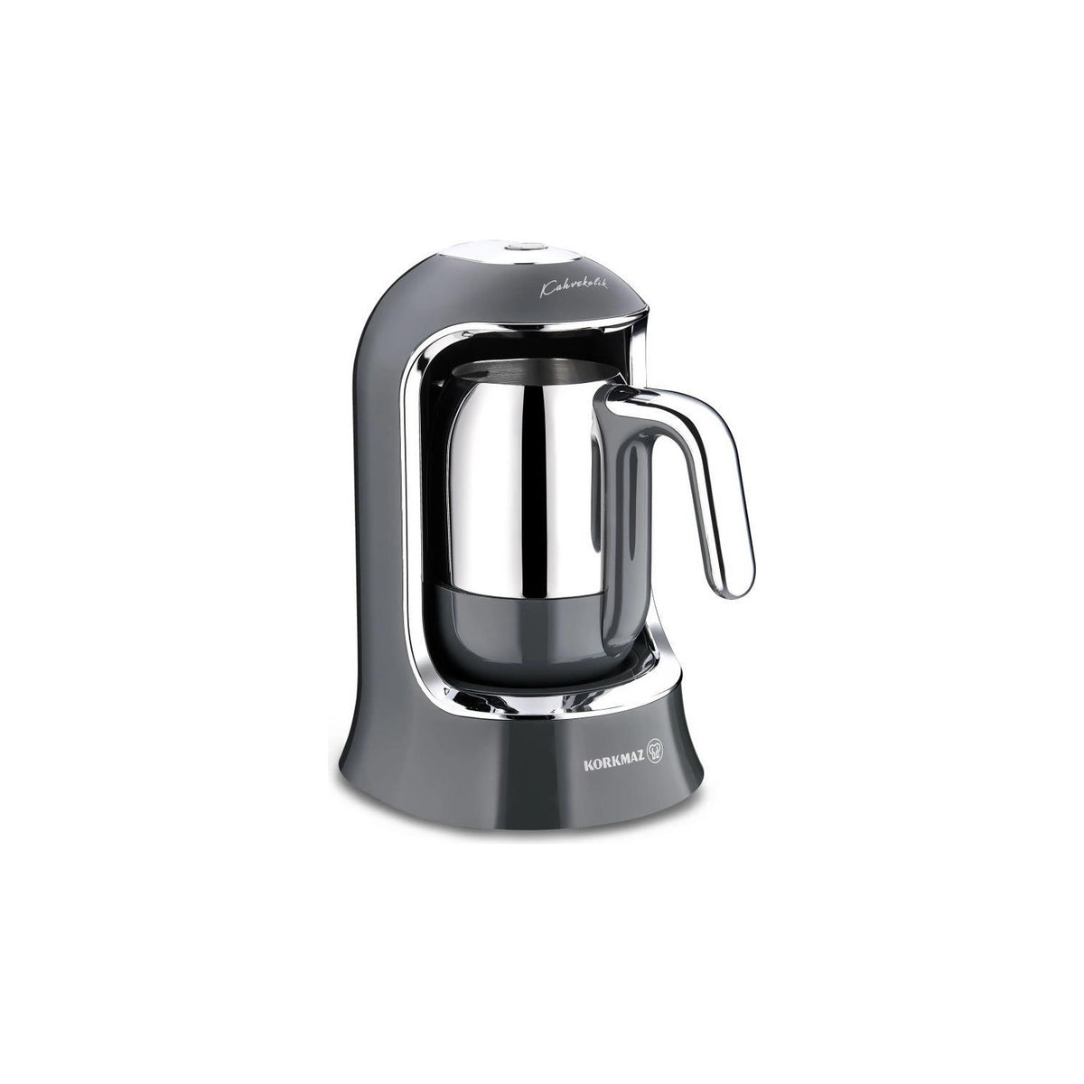 Korkmaz Kahvekolik A860-15 Automatic Coffee Maker, Anthracite - MALLTURK