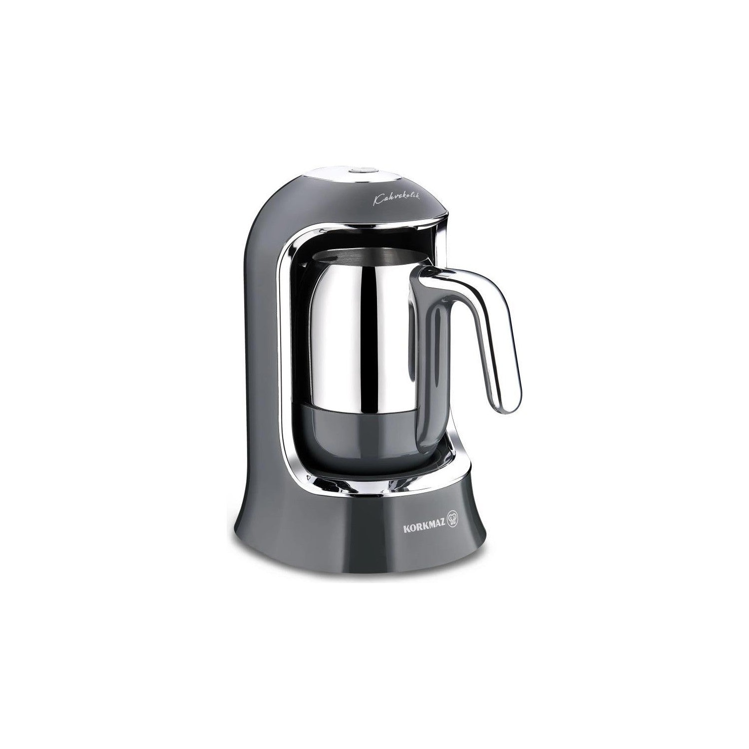 Korkmaz Kahvekolik A860-15 Automatic Coffee Maker, Anthracite - MALLTURK