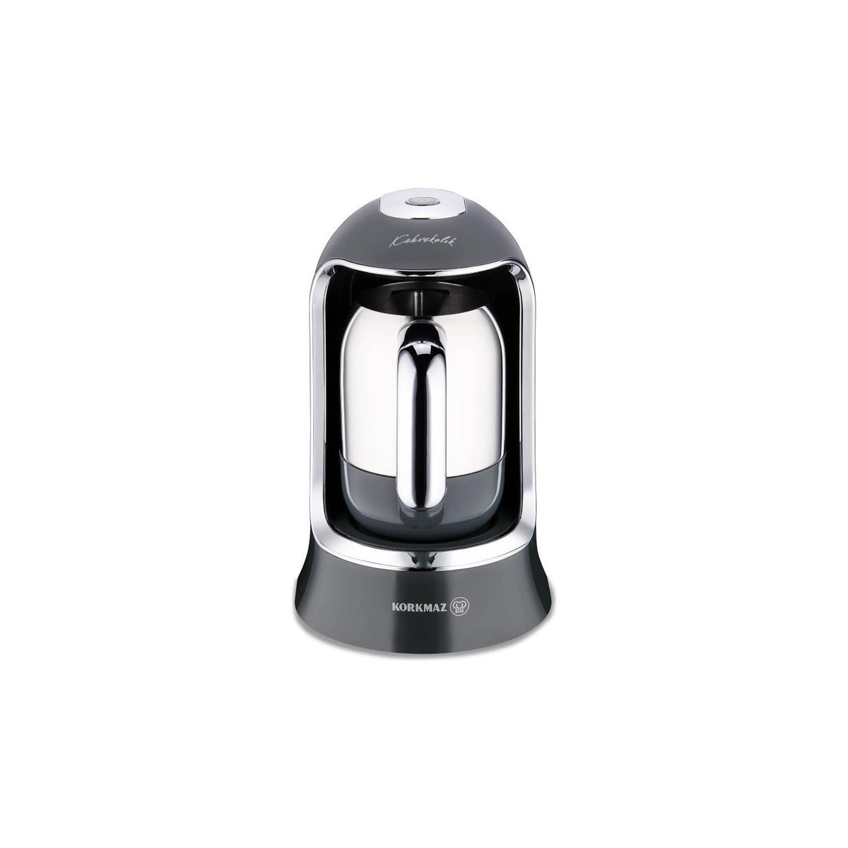 Korkmaz Kahvekolik A860-15 Automatic Coffee Maker, Anthracite - MALLTURK