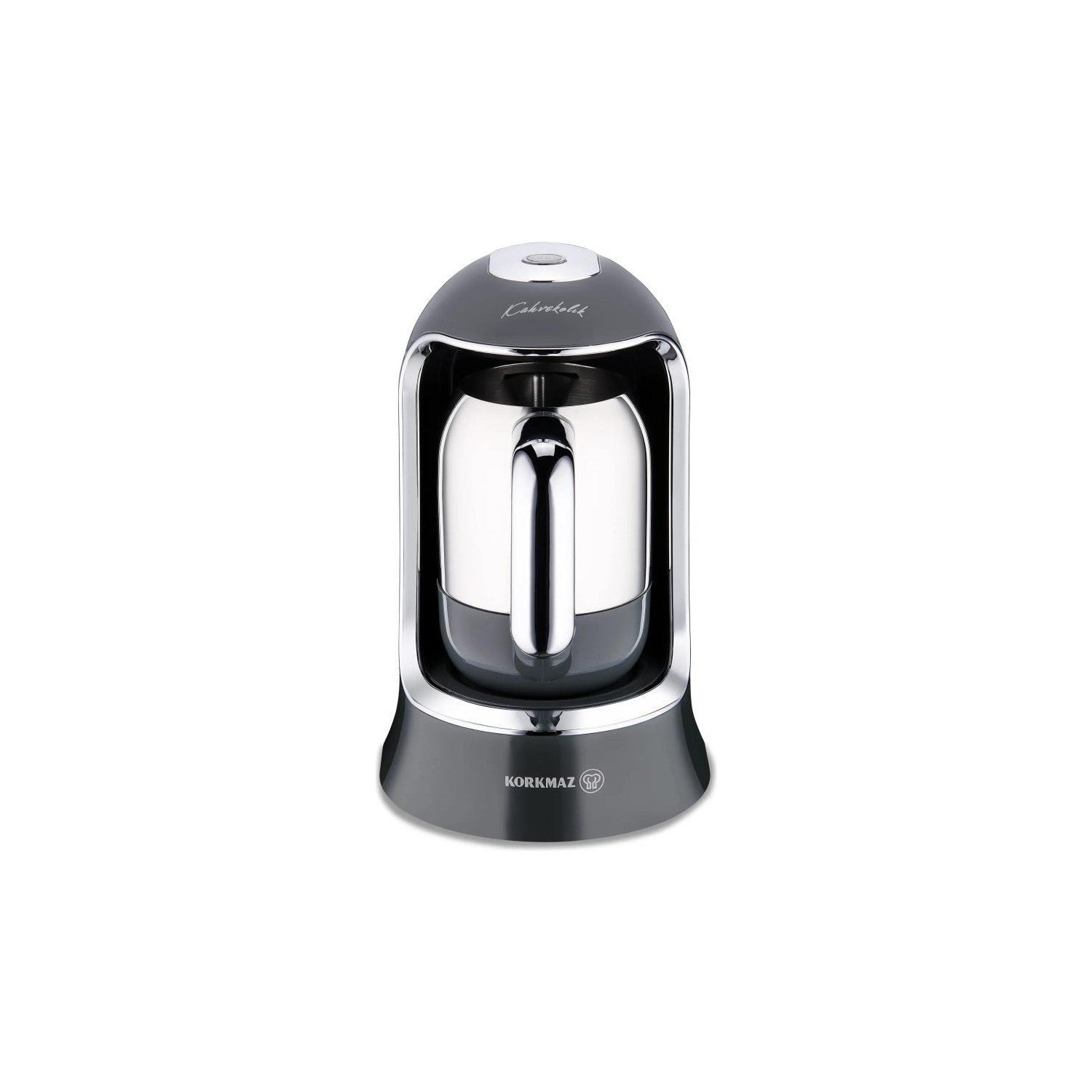 Korkmaz Kahvekolik A860-15 Automatic Coffee Maker, Anthracite - MALLTURK